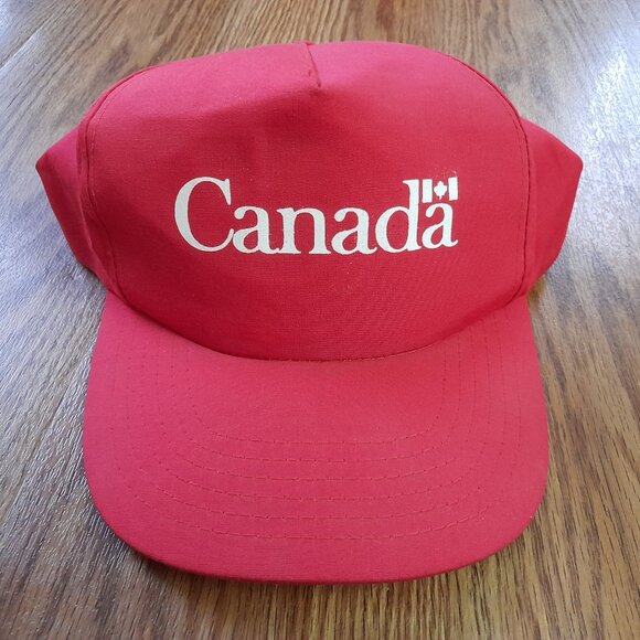 Vintage Canada Trucker Hats - Maple Leaf & Spellout Logos - 1990s Lot of 2 - Picture 11 of 16